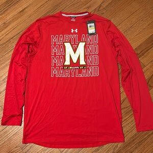 University of Maryland Under Armour Long Sleeve T Shirt